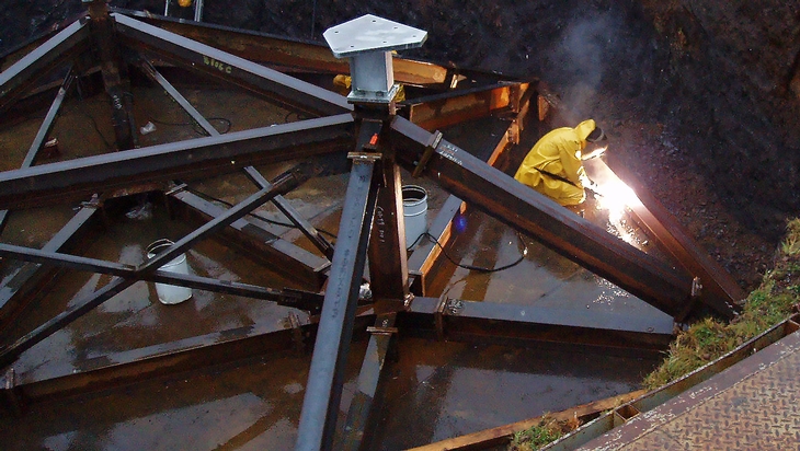 Wind Turbines Steel Foundation