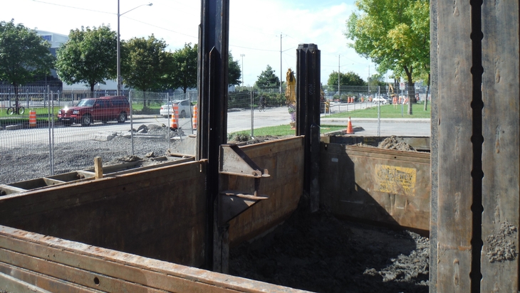 Temporary Retaining System -2100 Avenue du Colisée, Quebec City