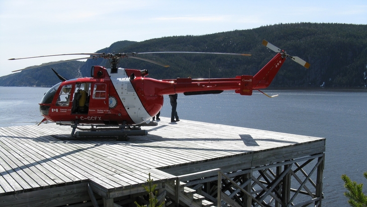 Upgrading heliports Quebec for the Coast Guard