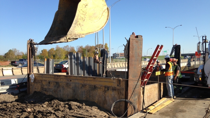 Temporary Retaining System - Highway 40, Kirkland